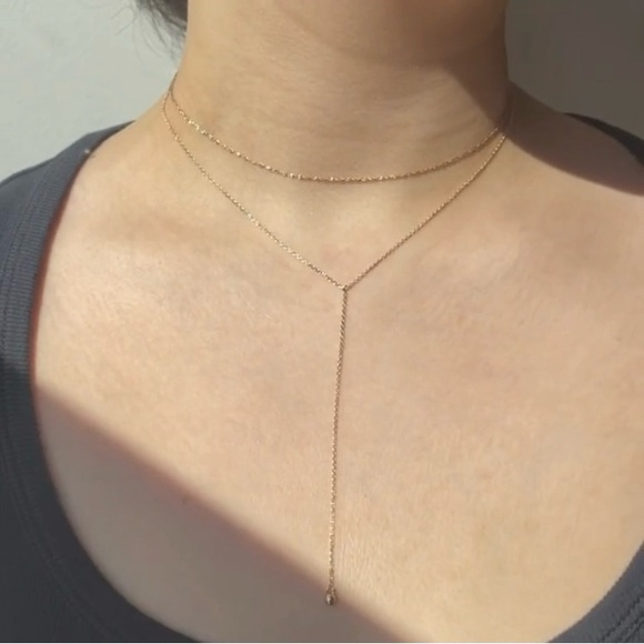 Catbird Sweet Nothing 14k gold choker 12” with extender. Like new. - Picture 2 of 9